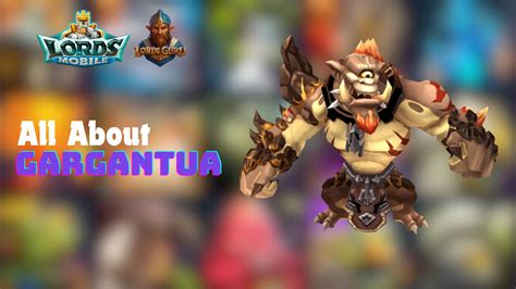 lords mobile mega maggot|gargantua lineup lords mobile.